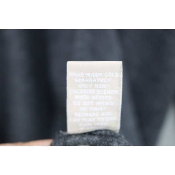 Joan Vass Long Sleeve Open Front Cardigan-Cashmere Blend-Size Medium - Picture 8 of 11